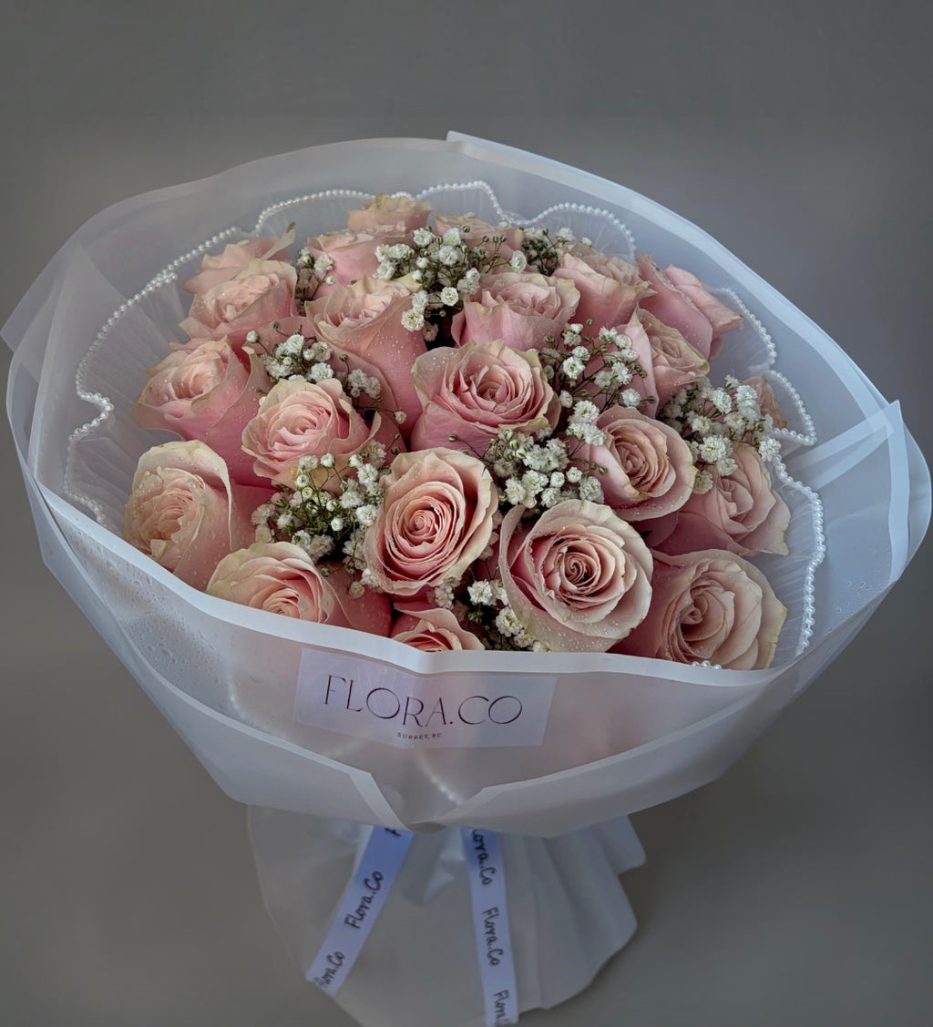 Classic Rose Bouquet With Greenery